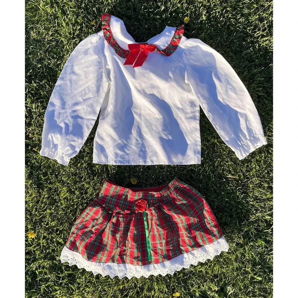 Vintage Disney Winnie the Pooh Christmas Outfit‎ Set 90s